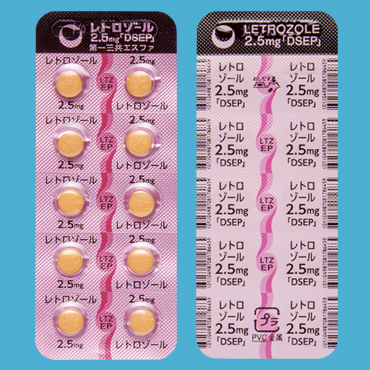 レトロゾール錠2.5mg「DSEP」｜もっと知りたい私のお薬｜第一三共エスファ 一般利用者向けサイト